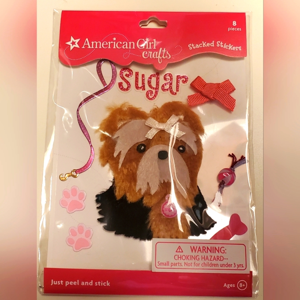 American Girl Sugar the Dog Stacked Sticker